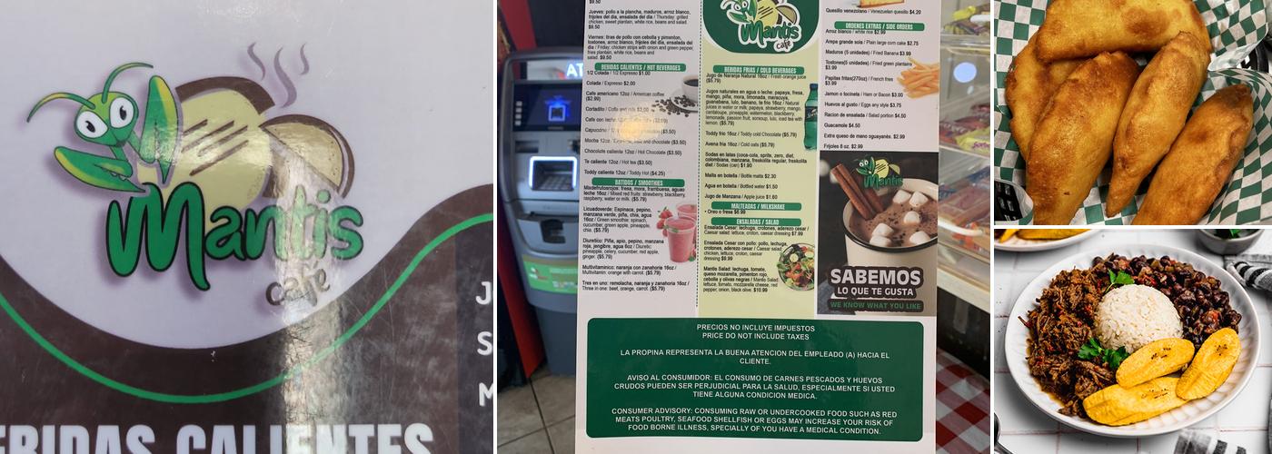 MANTIS CAFE Menu