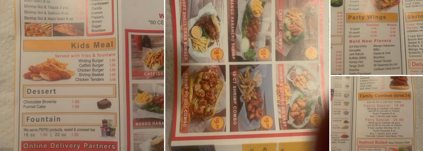 Seafood Kitchen collins square Menu