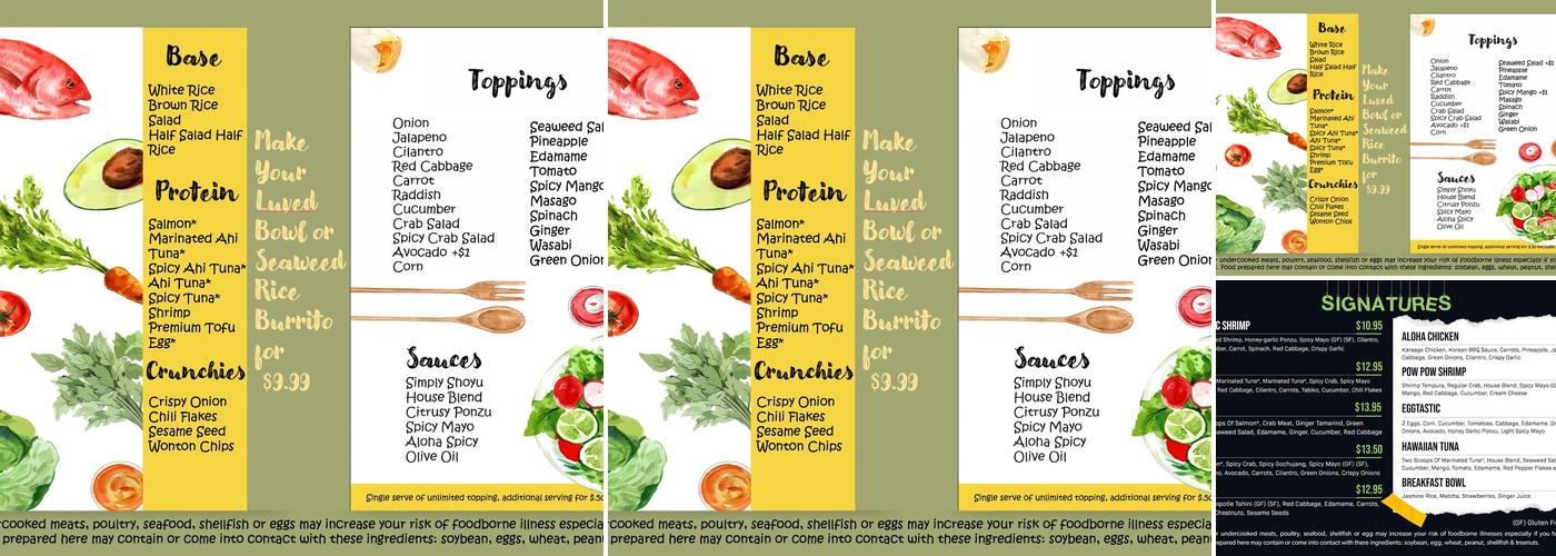 Pokiluv Menu