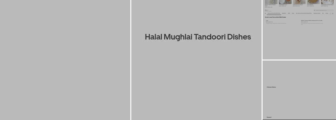 Halal Naan & Curry Menu