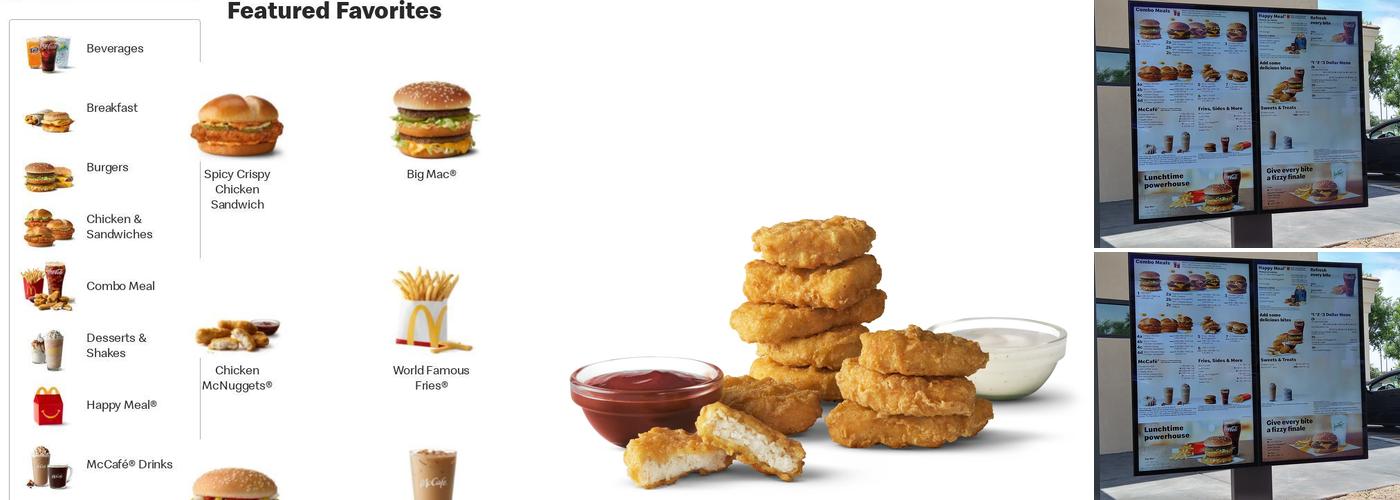McDonald's Menu