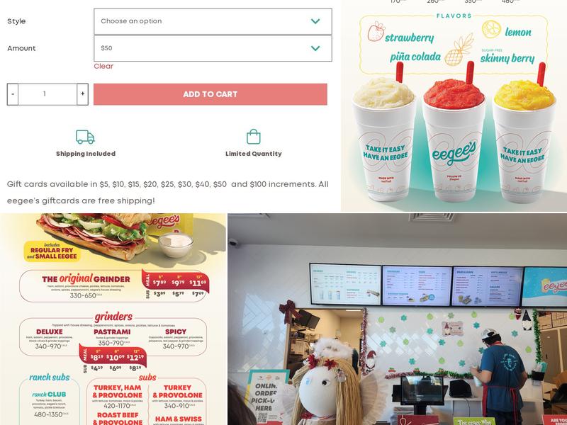 eegee's Menu