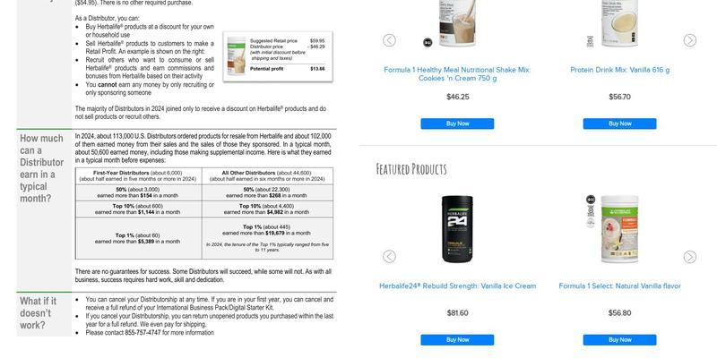 Benbrook Nutrition Menu