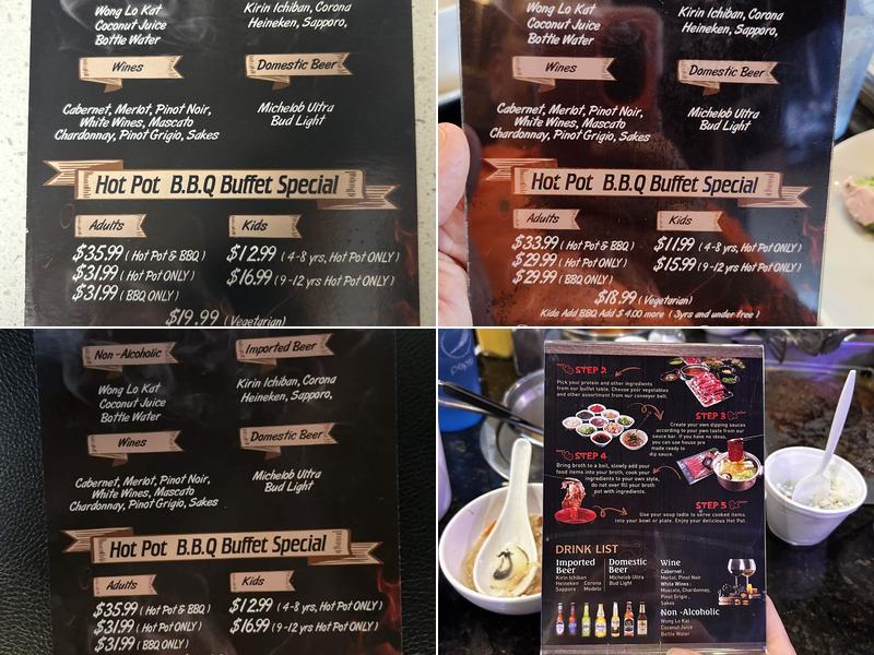 Hot Pot & BBQ Jax Menu