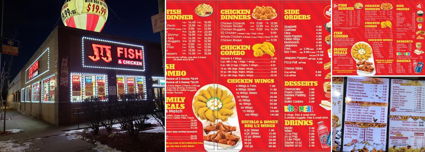 JJ FISH AND CHICKEN Menu