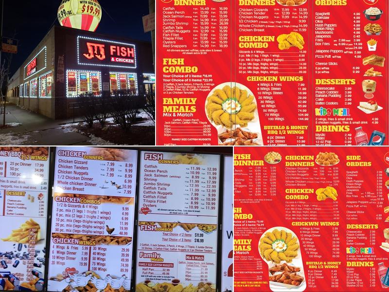 JJ FISH AND CHICKEN Menu
