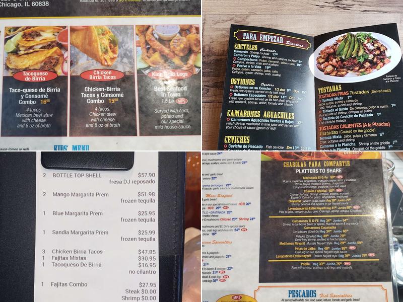 EL G-FE Menu