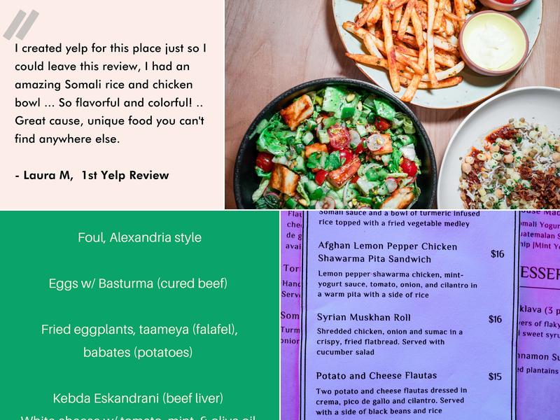 Flavors from Afar Menu
