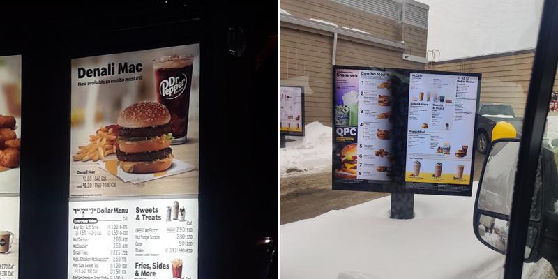 McDonald's Menu