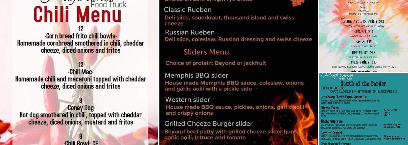 Preference Menu