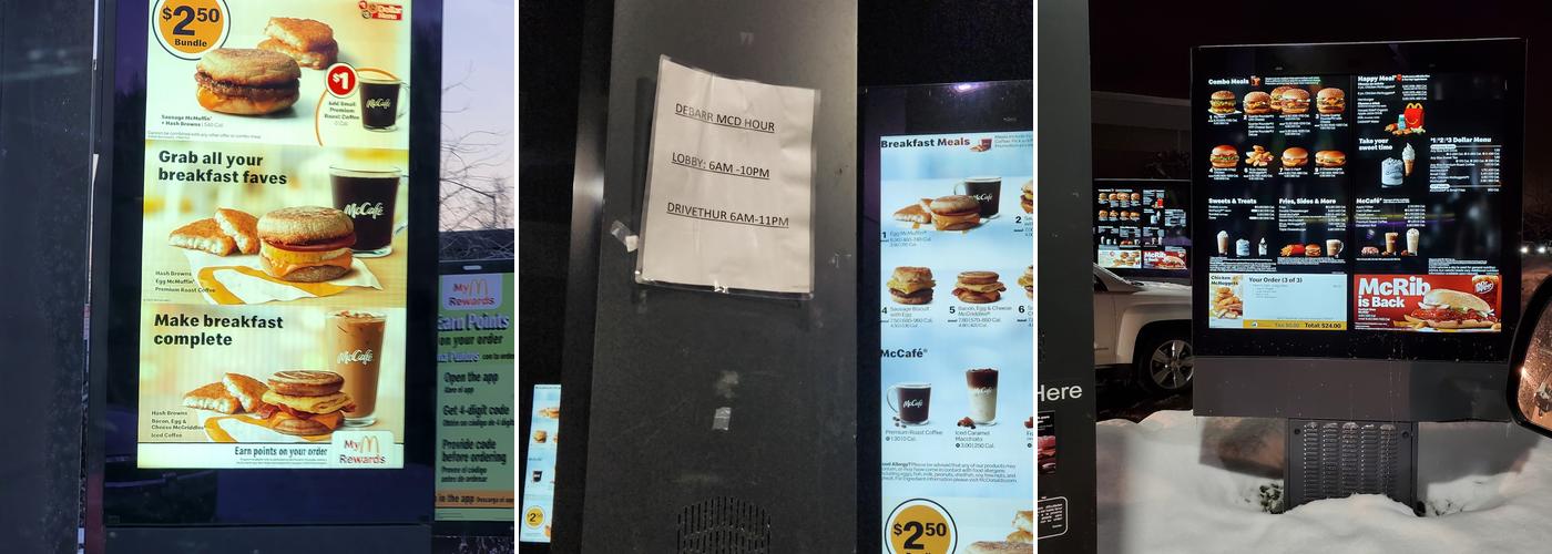 McDonald's Menu