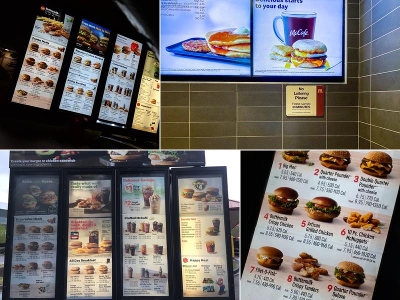 McDonald's Menu