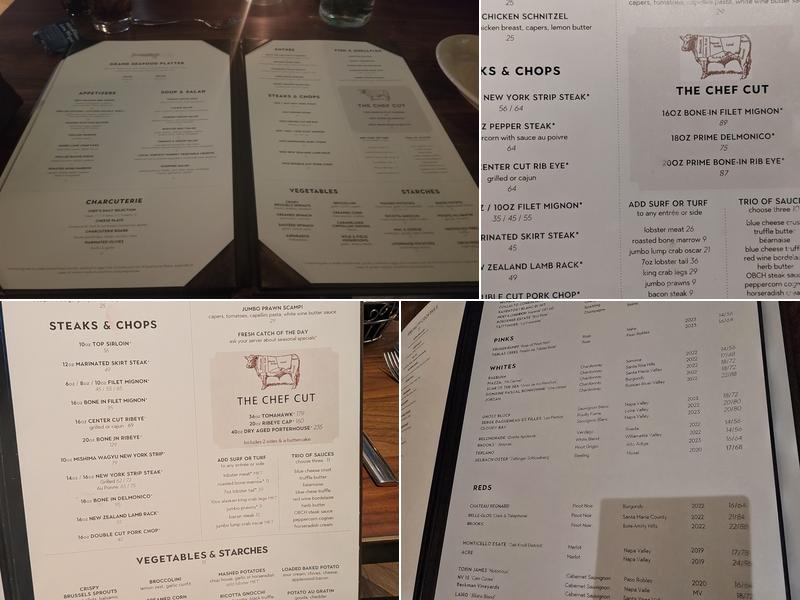 Old Brea Chop House Menu