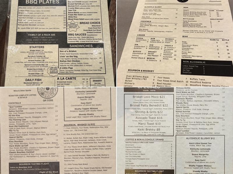 Easy ‘Que Menu