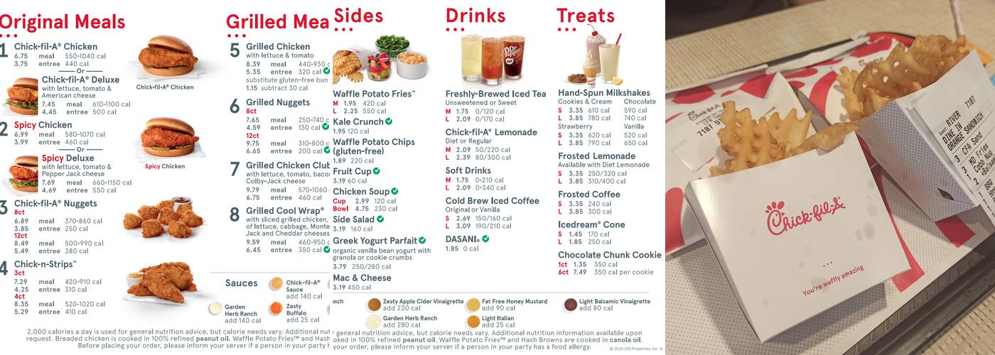 Chick-fil-A Menu