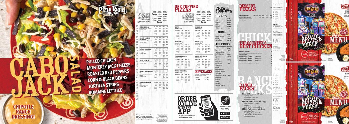 Pizza Ranch Menu