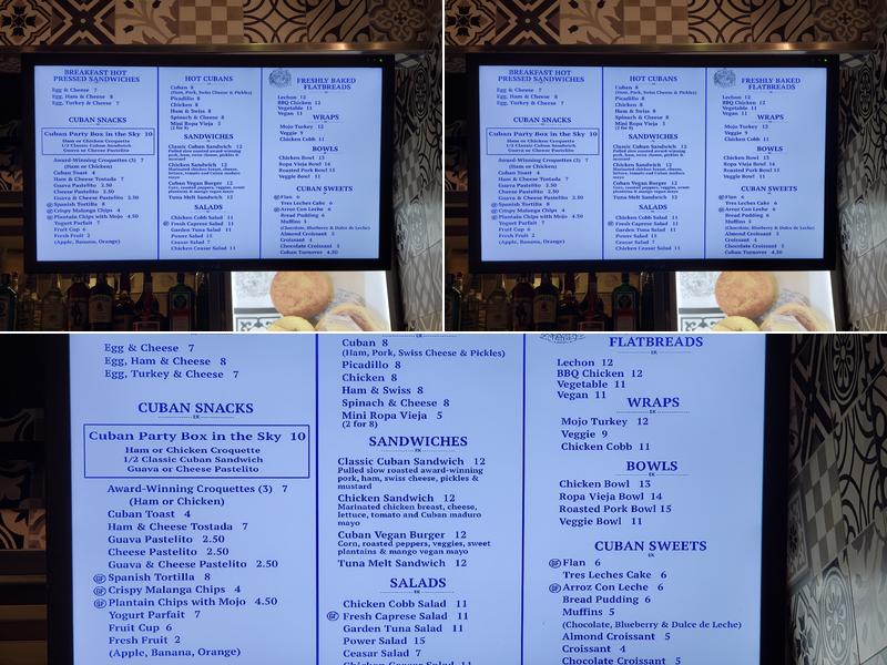 Estefan Kitchen Express Menu