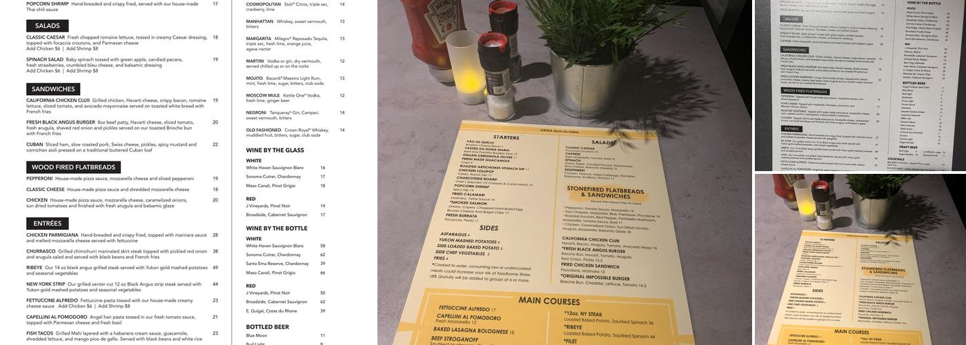 Viena Menu