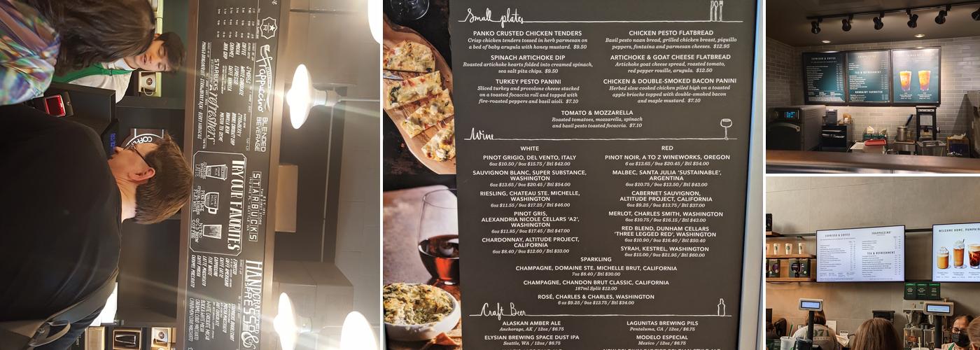 Starbucks Menu