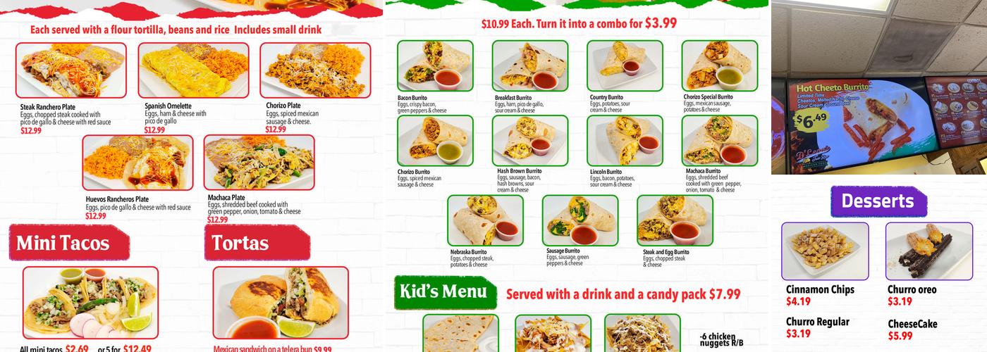 D'Leon's Menu