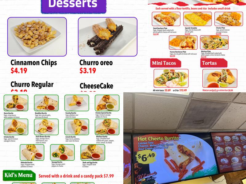 D'Leon's Menu