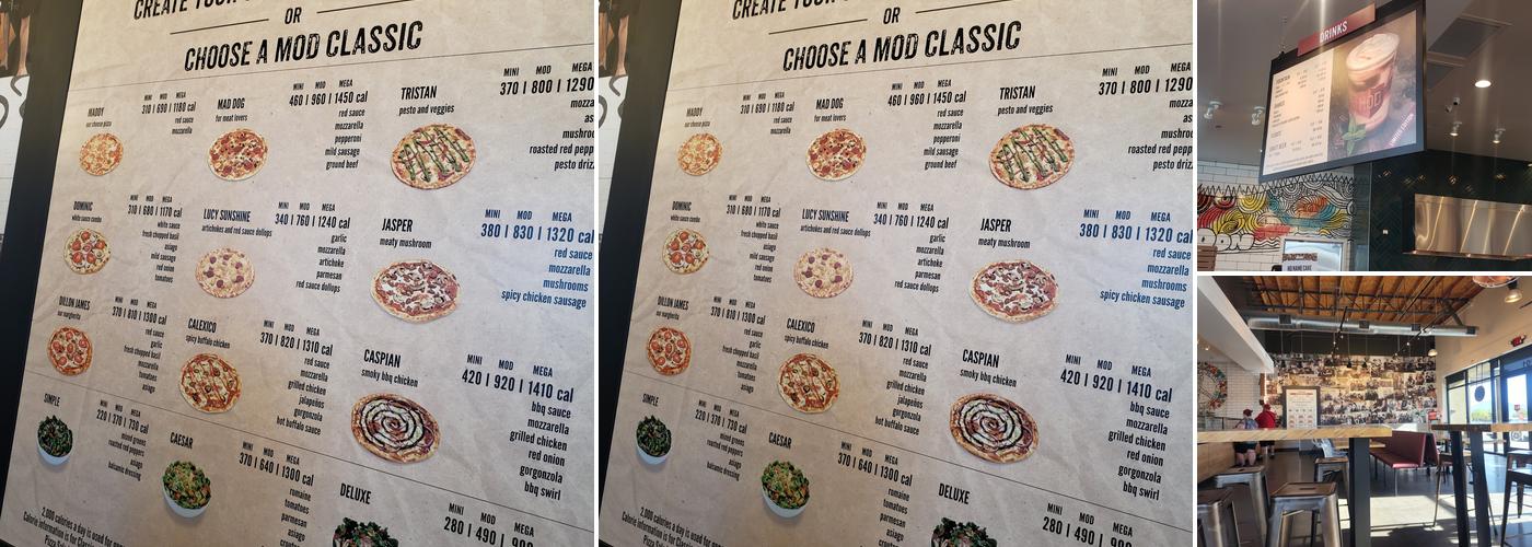 MOD Pizza Menu