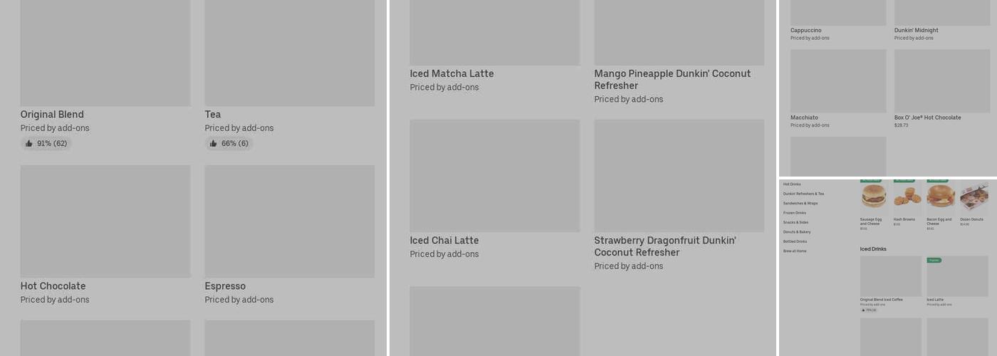 Mango And Kensington Avenue Menu