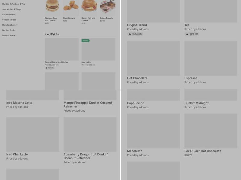 Mango And Kensington Avenue Menu