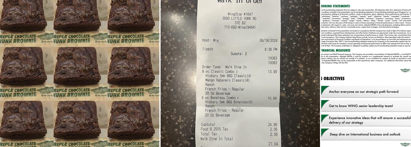 Wingstop Menu