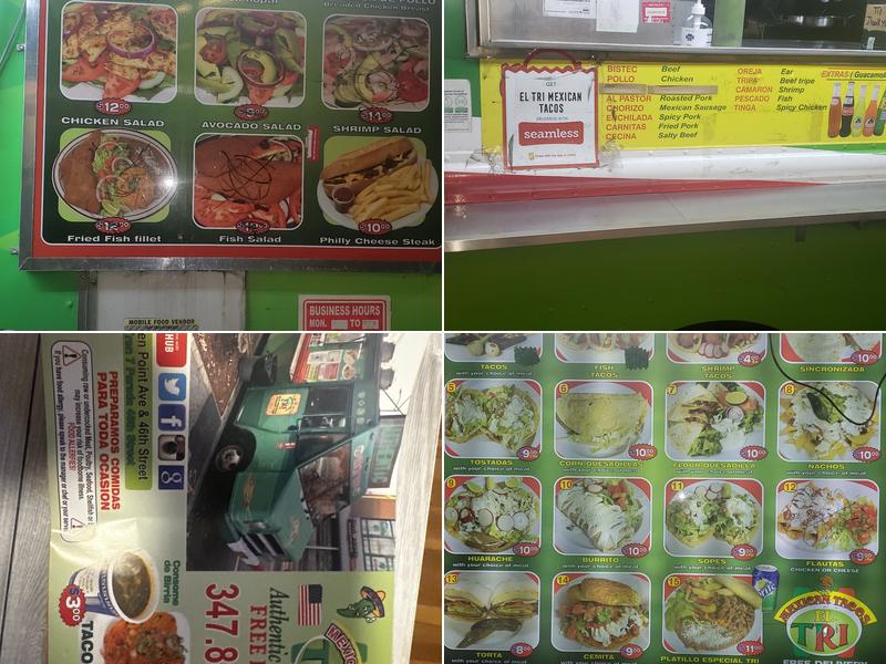 Mexican Tacos El Tri Menu