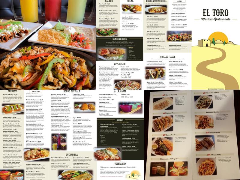 El Potrero South Menu