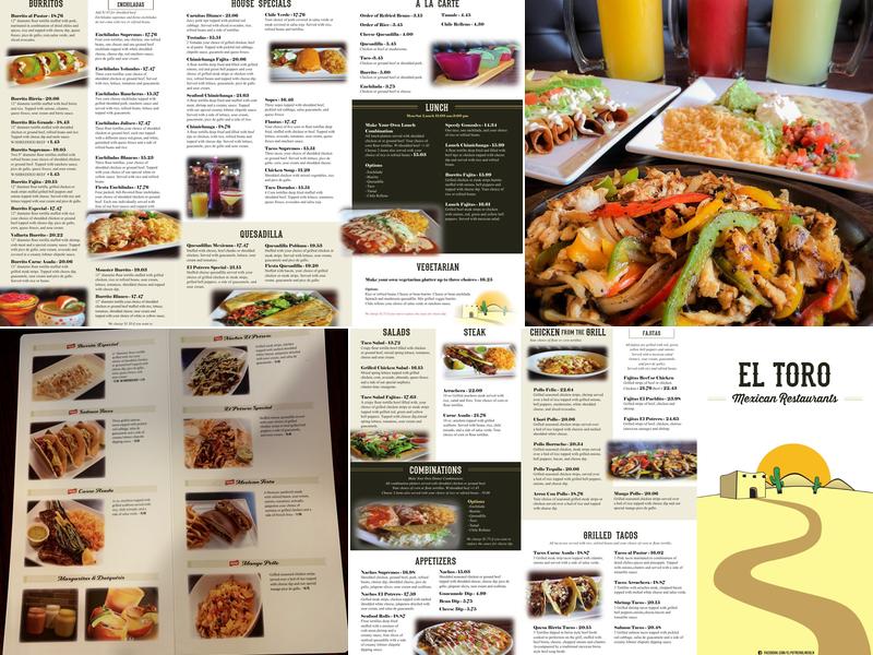 El Potrero South Menu