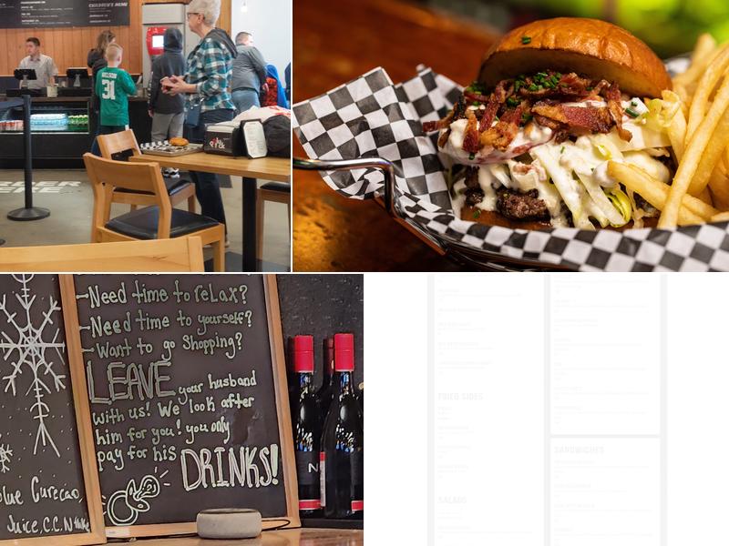 Burger Dive at POTLUCK Menu