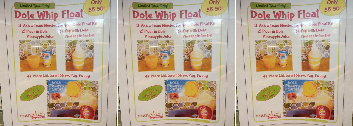 Menchie's Frozen Yogurt Menu