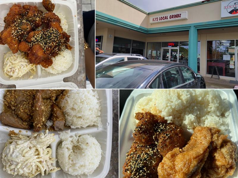 KJ’s Local Grindz 45-480 Kaneohe Bay Dr suite D-2, Kaneohe