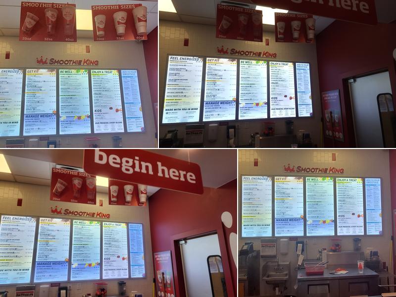 Smoothie King Menu