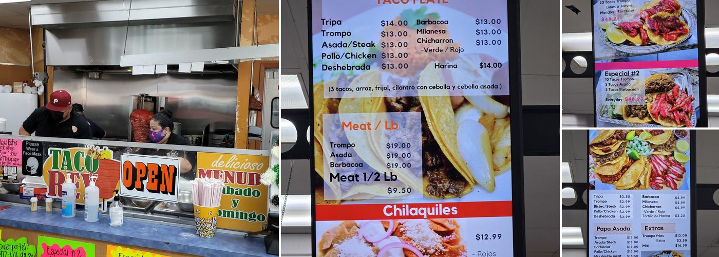 Taco Rey Menu