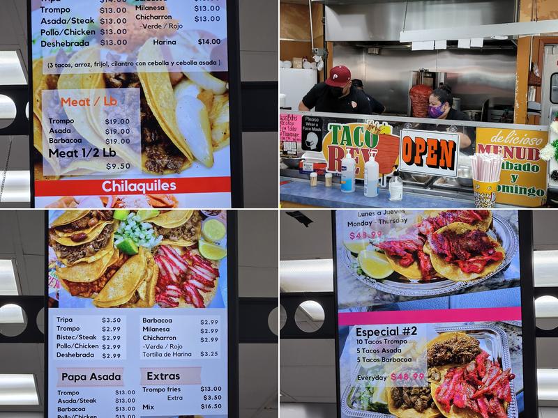 Taco Rey Menu
