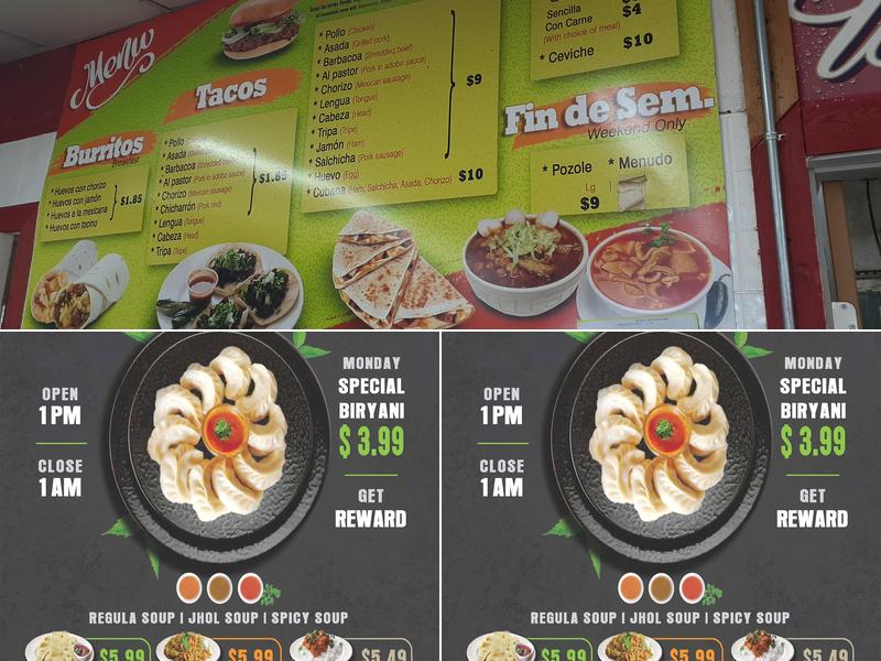 Roberts Beer & Wine Menu