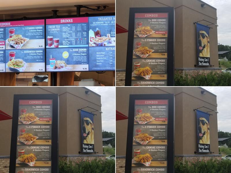 Raising Cane's Chicken Fingers Menu