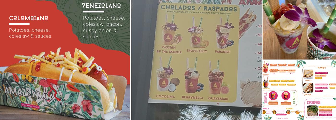 Amazonica Menu