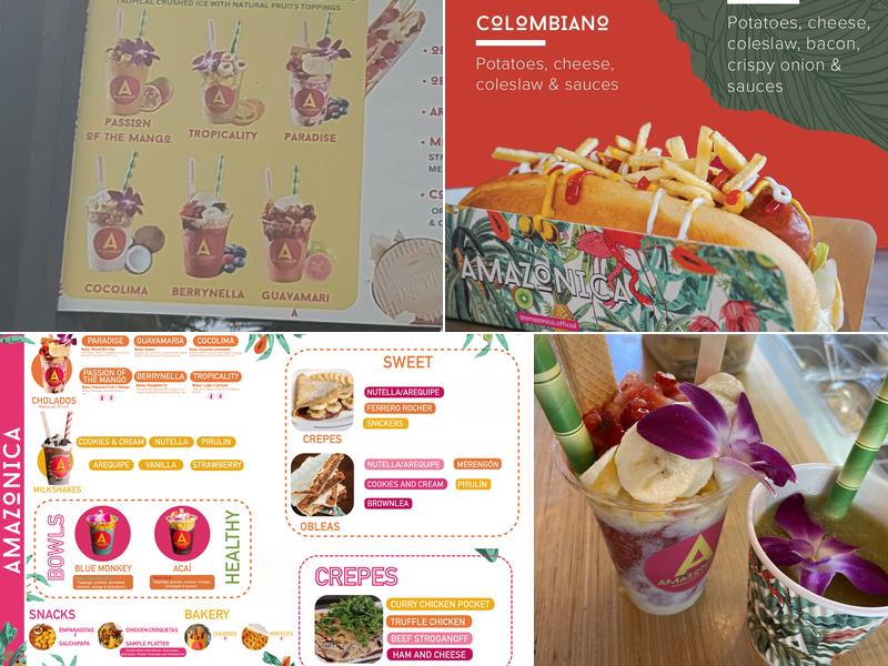 Amazonica Menu