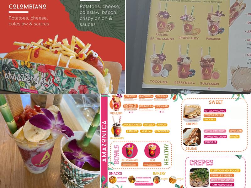 Amazonica Menu