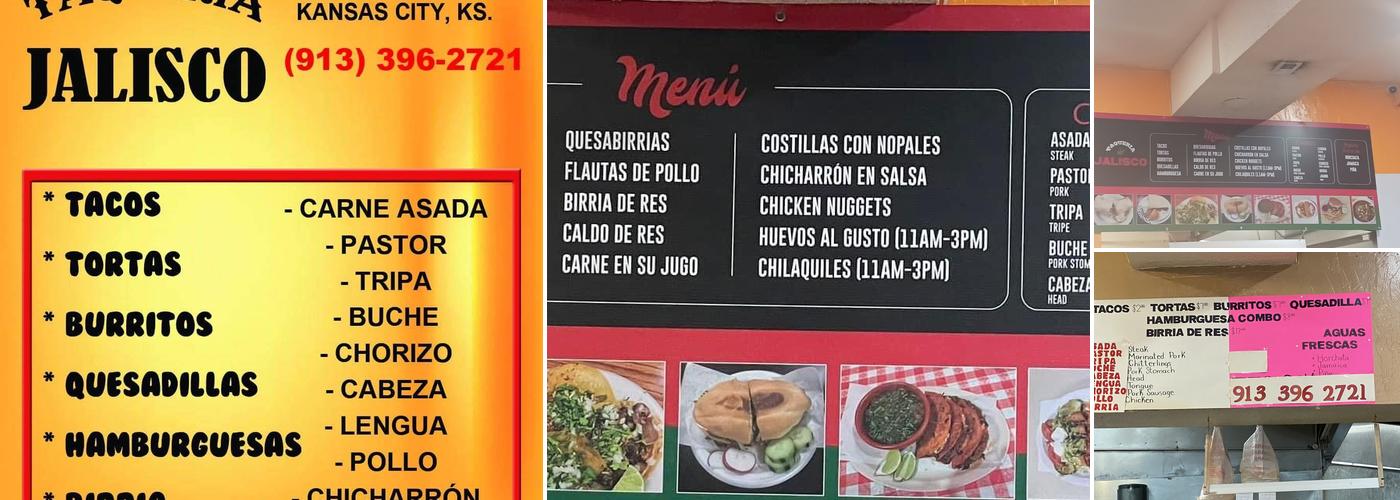 Taqueria Jalisco Menu