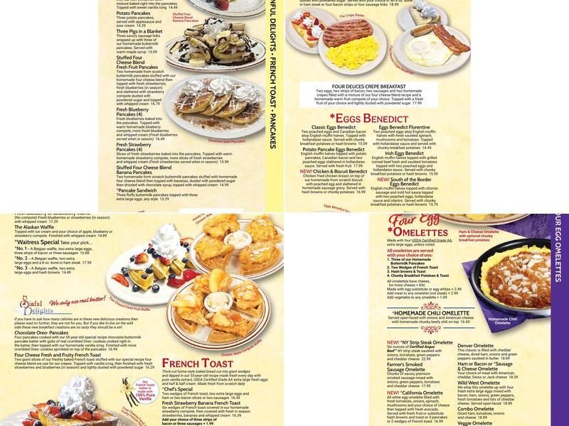 Blueberry Hill Restaurant & Bakery Menu