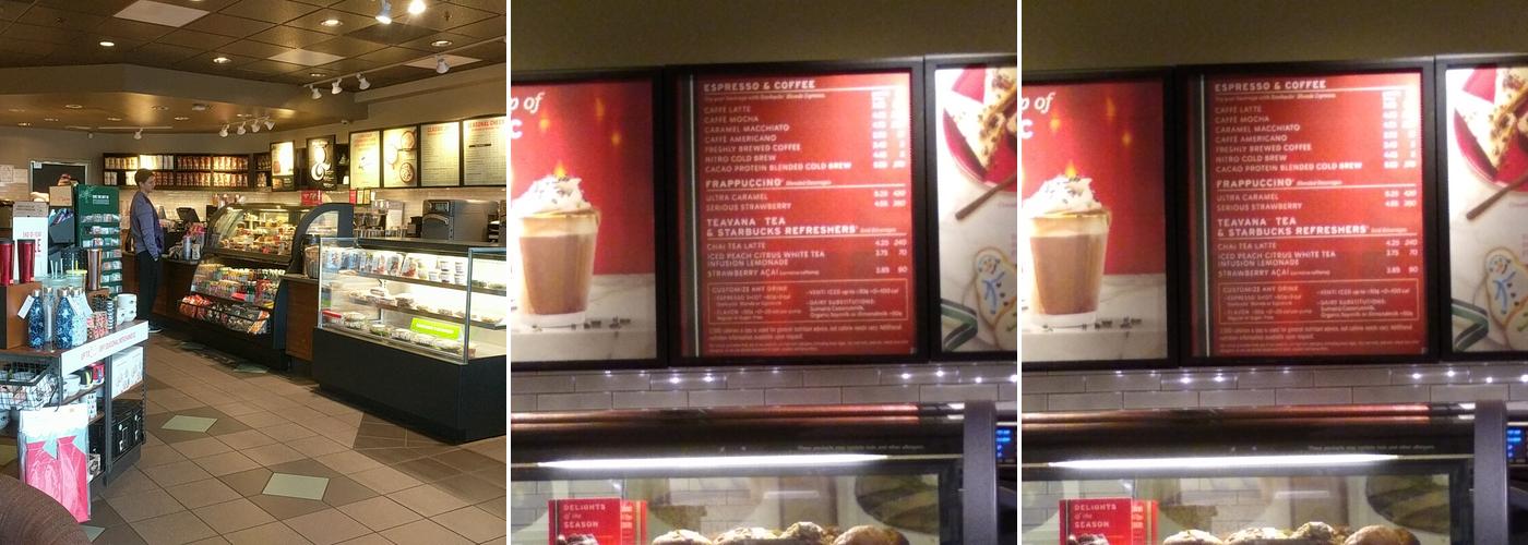 Starbucks Menu