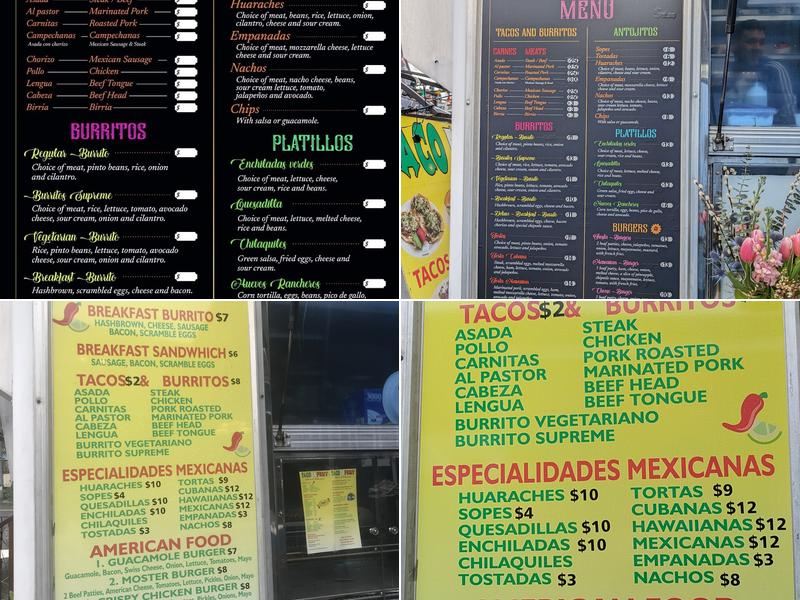 MI FIESTA GARIBALDI LLC Menu