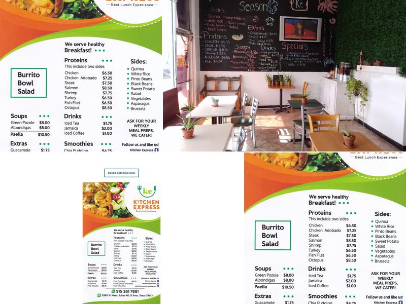Kitchen Express Menu