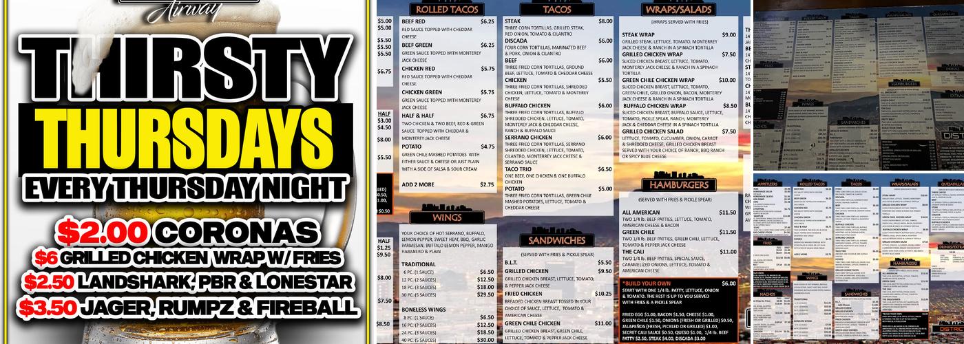 The District Pub & Kitchen Menu