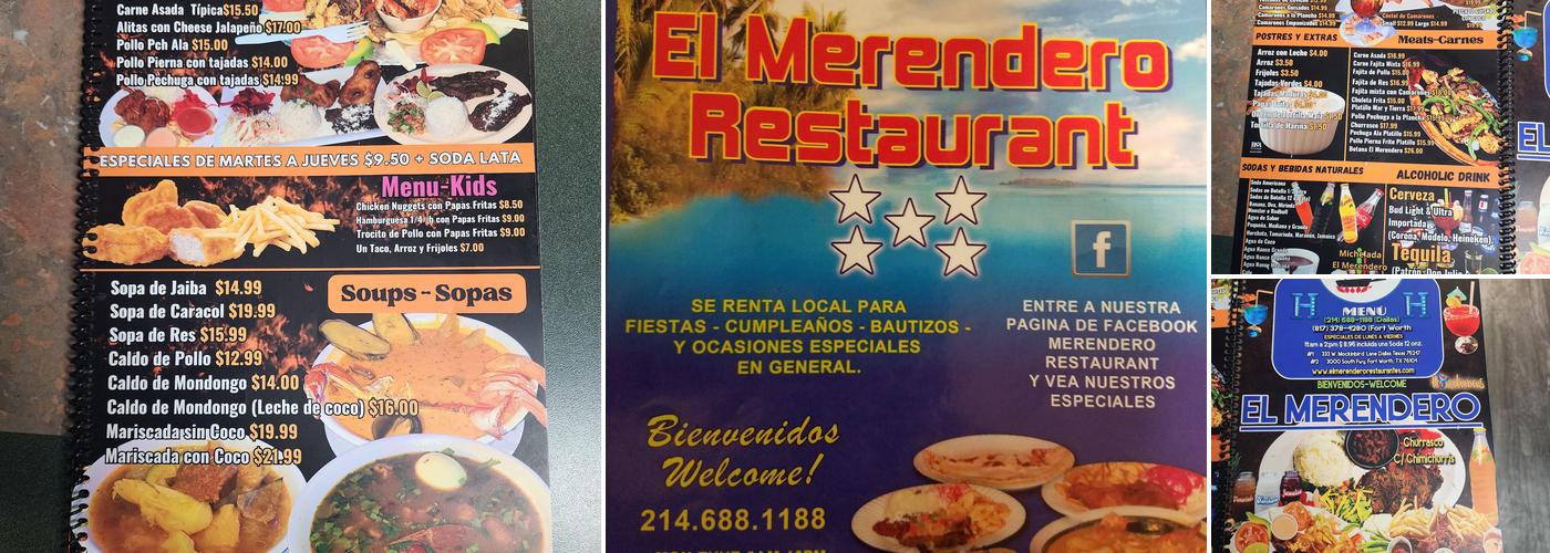 El Merendero Menu